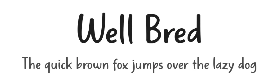 Well Bred by Situjuh Nazara — Script Font