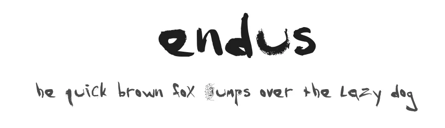 Wendus by Andrew Fuller, Wendy Harmon — Display Font