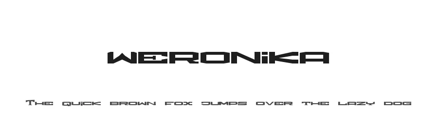 weronika by atrax RafaΕ BrzeziΕski β Display Font