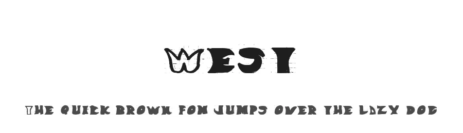 West β Display Font