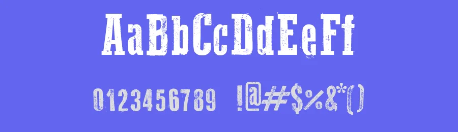 Western Bang Bang1 by 55 83 99806 7774 — Display Font — thumbnail 3
