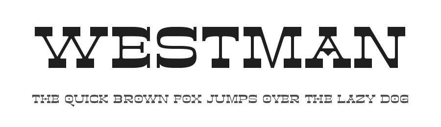 Westman by Almarkhatype 2020 - Abdul Malik - Adriansyah β Display Font