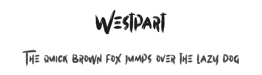 Westpart by Risman Ginarwan β Display Font