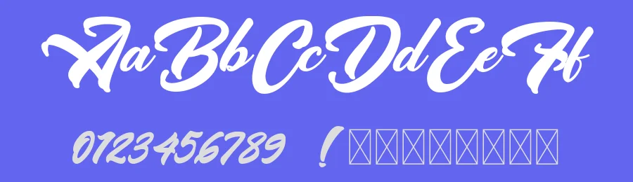 Westtgonia Barneh — Display Font — thumbnail 3
