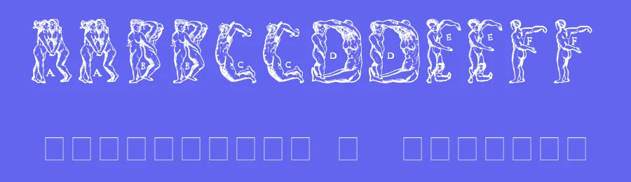 WeygelBodies by Peter Flötner, Martin Weygel 16th Century — Display Font — thumbnail 3