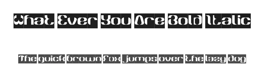 What Ever You Are Bold Italic by http://www.dafont.com/wino-s-kadir.d2209 — Display Font