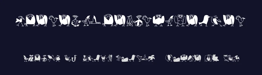 WhereIsTheBirdsDealer — Display Font — thumbnail 2