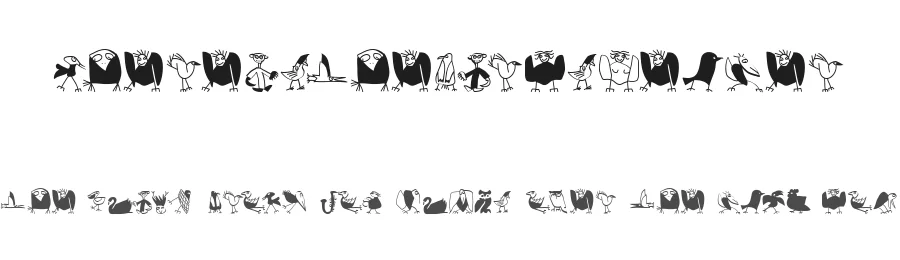 WhereIsTheBirdsDealer — Display Font