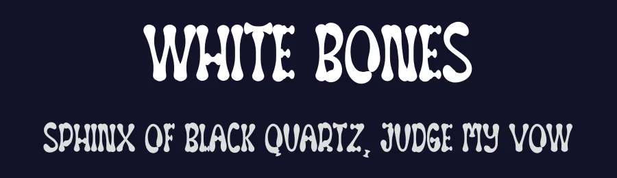 White Bones — Display Font — thumbnail 2