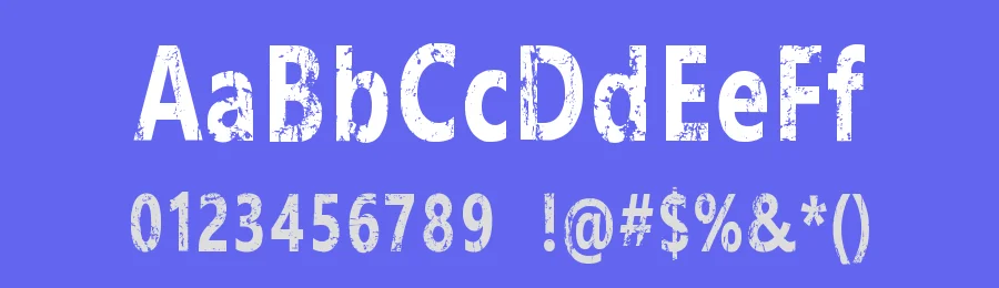 White funky rabbit — Display Font — thumbnail 3