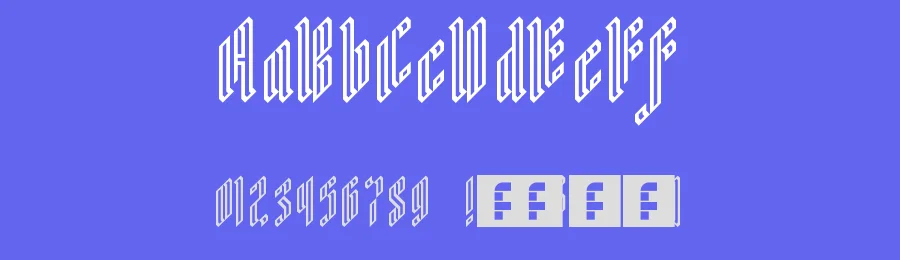 White Knight by Paul Bokslag — Display Font — thumbnail 3