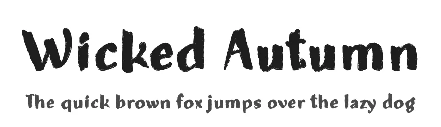 Wicked Autumn by Misti's Fonts — Display Font