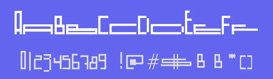 Wide Square — Display Font — thumbnail 3