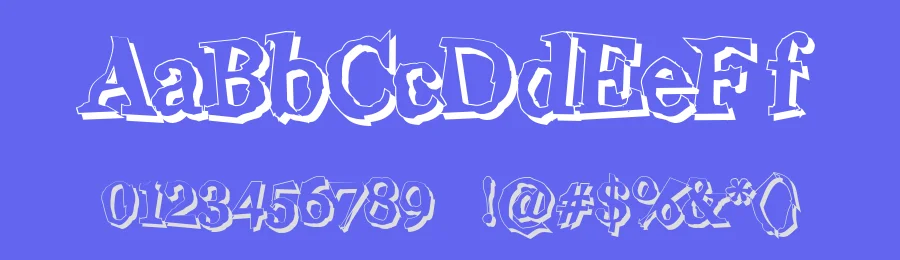 Wiggly Shadow — Display Font — thumbnail 3