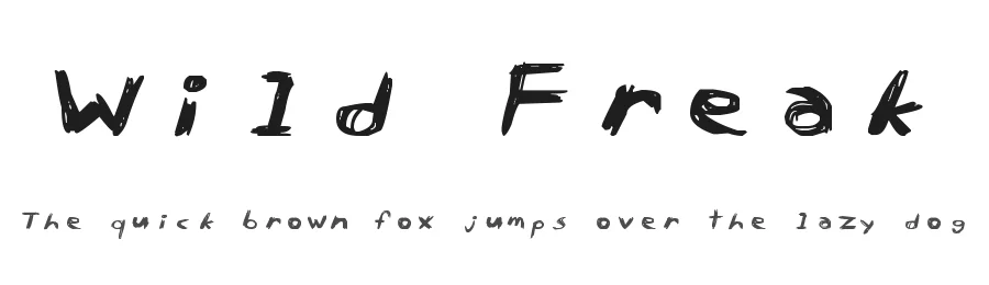 Wild Freak — Display Font