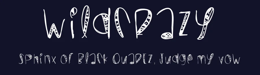 WildCrazy — Display Font — thumbnail 2