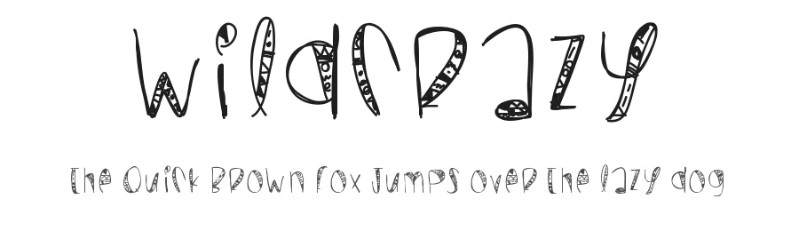 WildCrazy — Display Font