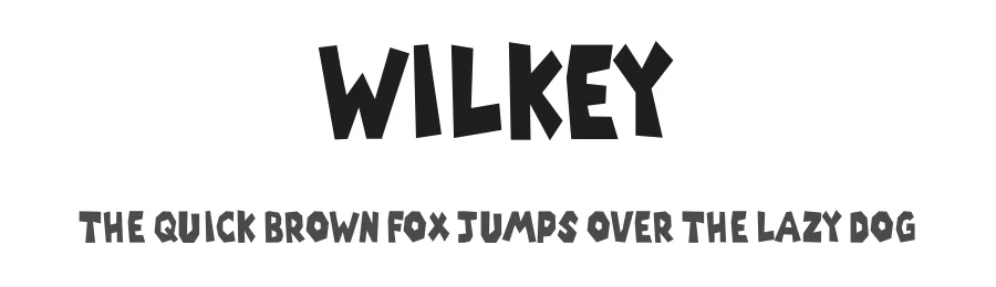 Wilkey by Ways — Display Font