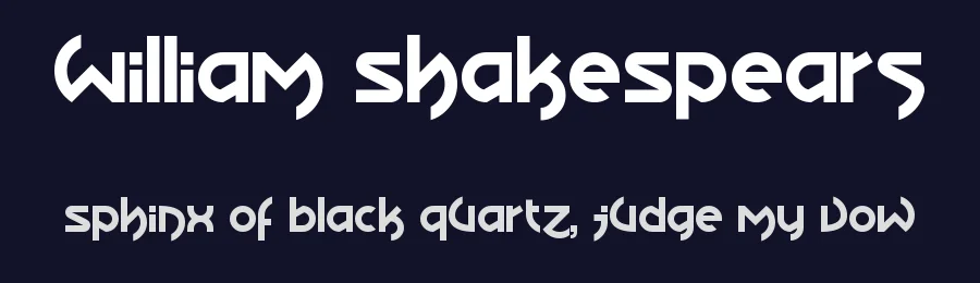 William ShakeSpears — Display Font — thumbnail 2