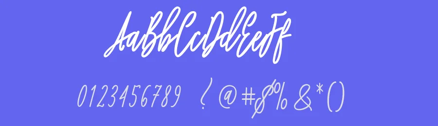 willona love — Display Font — thumbnail 3