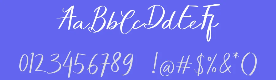 Willy Love by Mali Khatin — Display Font — thumbnail 3