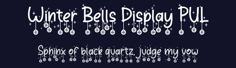 Winter Bells Display PUL by Fadli Ramadhan Iskandar — Sans Font — thumbnail 2