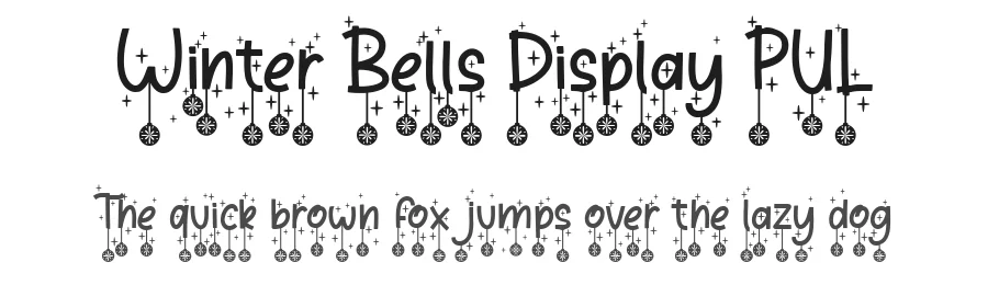 Winter Bells Display PUL by Fadli Ramadhan Iskandar — Sans Font