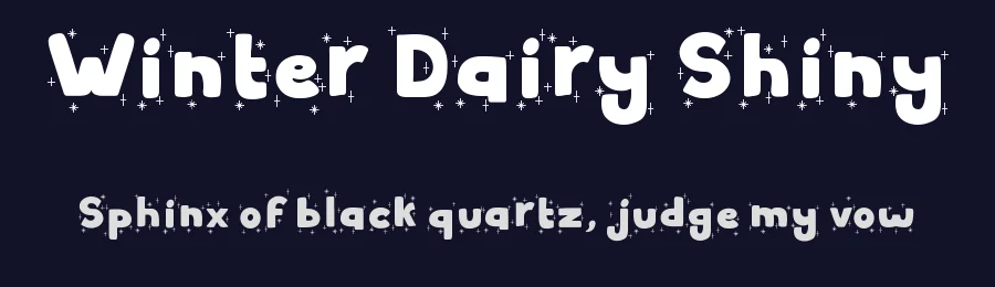 Winter Dairy Shiny by Fadli Ramadhan Iskandar — Sans Font — thumbnail 2