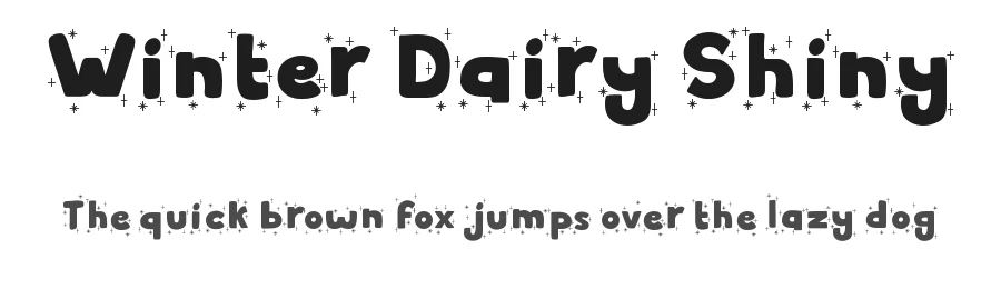 Winter Dairy Shiny by Fadli Ramadhan Iskandar — Sans Font