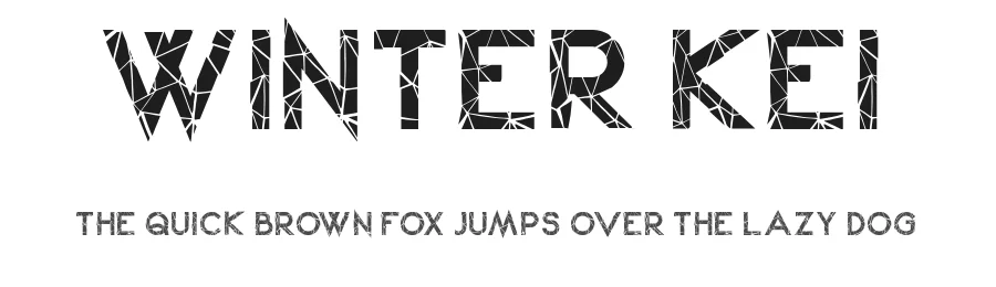 Winter Kei — Display Font