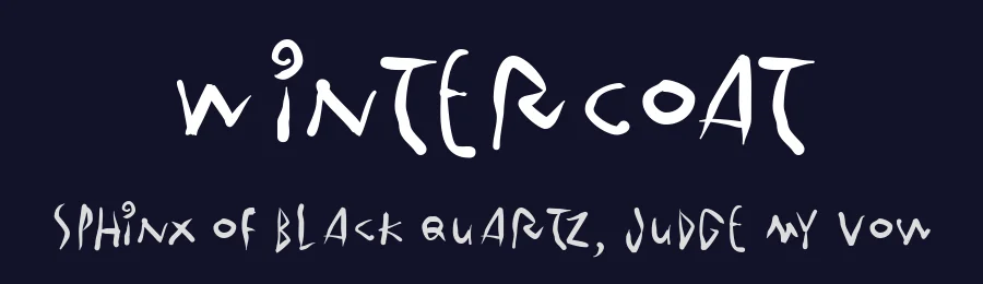 WinterCoat — Display Font — thumbnail 2