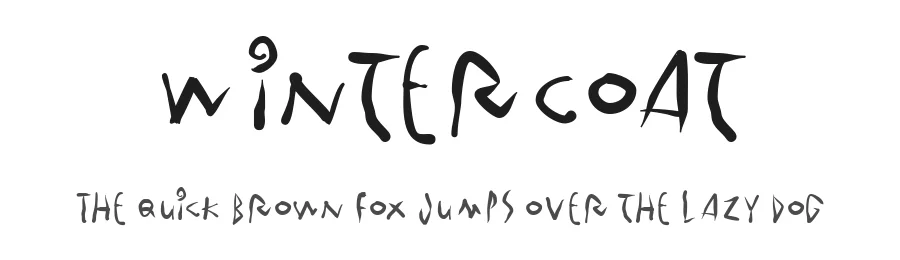 WinterCoat — Display Font
