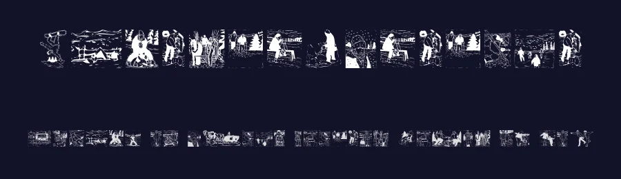 WintersAbstract — Display Font — thumbnail 2