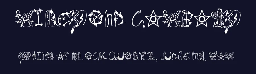 Wires and Cowboys by Carlos Eduardo Casco — Display Font — thumbnail 2