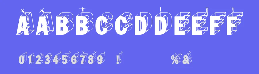 WirewalkersVertigo — Display Font — thumbnail 3