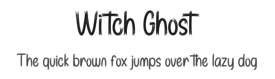 Witch Ghost — Display Font