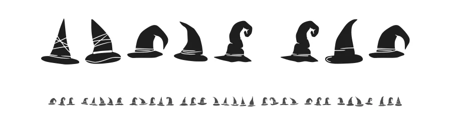 Witch Hat by Masyafi Studio — Display Font