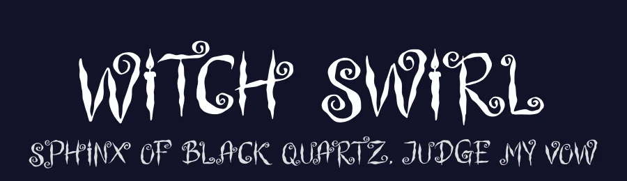 Witch Swirl by Dede Nugraha — Display Font — thumbnail 2