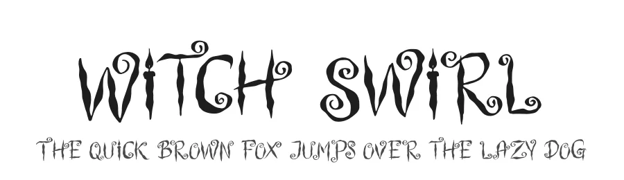 Witch Swirl by Dede Nugraha — Display Font