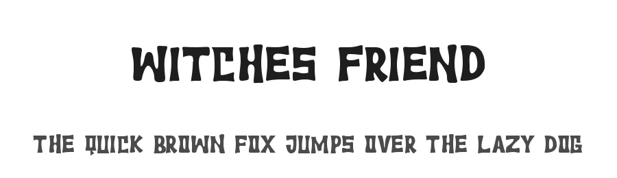 Witches Friend by Muhamad Yusron  Billah — Display Font