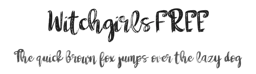 WitchgirlsFREE by Vunira Design — Display Font