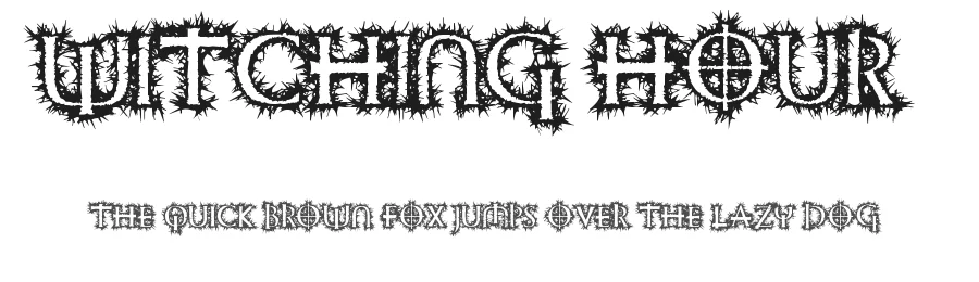 Witching Hour — Display Font