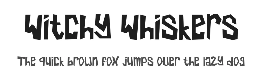 Witchy Whiskers by Alpaprana Studio — Display Font