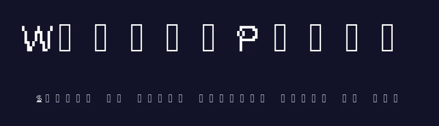 WizardPixel — Display Font — thumbnail 2