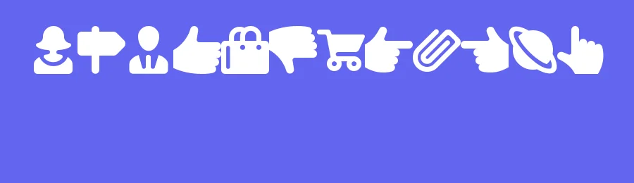 WLM Happy Icons — Display Font — thumbnail 3
