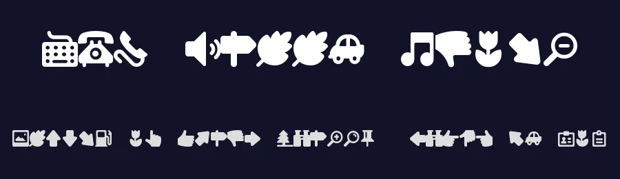 WLM Happy Icons — Display Font — thumbnail 2