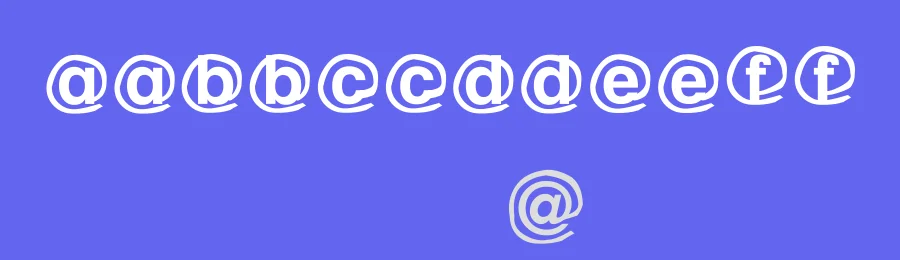 WLM Mailing service — Display Font — thumbnail 3