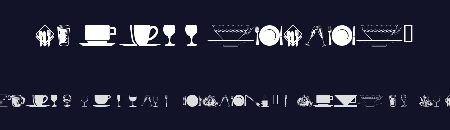 wmdinnerware1 — Display Font — thumbnail 2