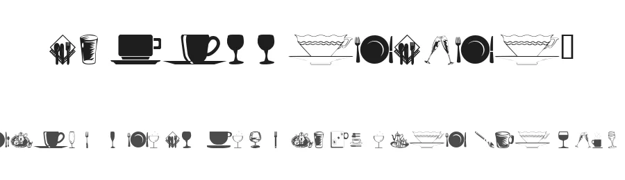 wmdinnerware1 — Display Font