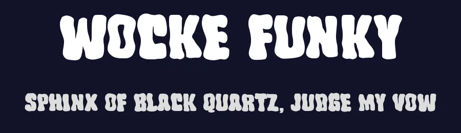Wocke Funky by M Arif Dwi Prasetyo & Eko Nurcahyo — Display Font — thumbnail 2